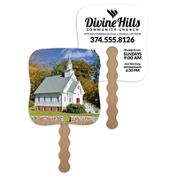 Little White Church - Pictorial Fan... from ASI 40480 Koozie Group