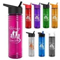 Garyline® Slim Fit Bottle with Flip-Straw Lid - 24 oz.... from ASI 40480...