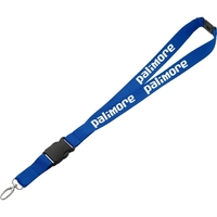 20" x 1" lanyard with breakaway neck clip and detachable plastic... from ASI...
