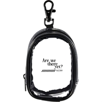 Round Clear Bag Charm