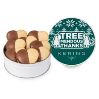 Chocolate Dipped Heart Cookie in Gift Tin... from ASI 44900 NC Custom...