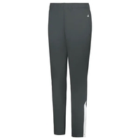 Youth pants with an elastic waistband and a zipper on the... from ASI 37461...