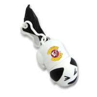 Dog shaped pet waste bag dispenser with 20 poly bags included... from ASI...