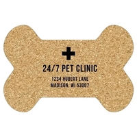 Bone Shaped Cork Coaster