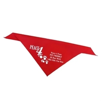 Cotton Collar Pet Bandana - Large