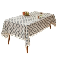 Wrinkle-free Polyester-Cotton Table Cloth