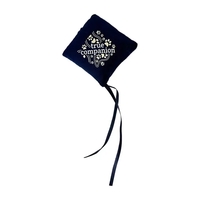 Poly-cotton cat toy pouch with kite tails and catnip embedded in... from ASI...