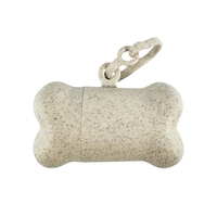 Eco-Friendly Bone Shaped Pet Bag Dispenser with 15 compostable bags. Made......