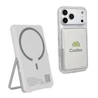 5000mAh 20W PD Aluminum Power Bank with 15W Magnetic Wireless Charger... from...