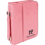 6 3/4"x9 1/4" Pink Leatherette Book/Bible Cover
