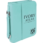 6 3/4"x9 1/4" Teal Leatherette Book/Bible Cover