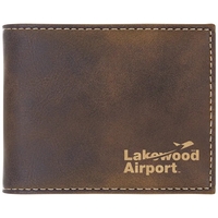 4 1/2" x 3 1/2" x 3/4" PU leatherette bifold wallet... from ASI 74601 Calico