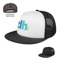 This Flat Bill Trucker Cap has a 100% Polyester Foam Crown,... from ASI 61125...