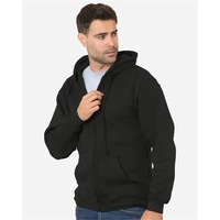Full zip hooded sweatshirt. 9.5 oz. preshrunk 80% cotton/20% polyester....