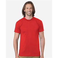Adult cotton/ polyester short sleeve USA made t-shirt. Blank product.... from...