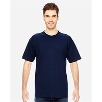 Adult pre-shrunk 100% cotton short sleeve t-shirt, union made. Blank...