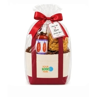 Italian Pasta Night Gift Tote with Gourmet Sauce & Pasta
