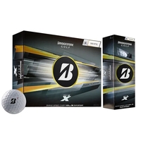 Bridgestone Tour B X golf balls; Box contains 12 white balls... from ASI...