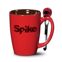 The Roberta ceramic mug & spoon collection creates a splash with... from ASI...