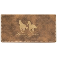 6 3/4' x 3 1/2" x 1/16" checkbook cover that's made... from ASI 74601 Calico