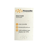 Seeded Paper Business Cards