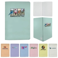 5" x 7" Pastel Sewn Paper Cover Notebook... from ASI 30208 A P Specialties /...