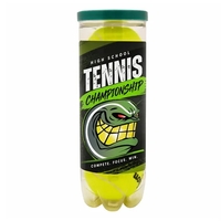 Three Wilson regular championship tennis balls with custom tube wrap... from...