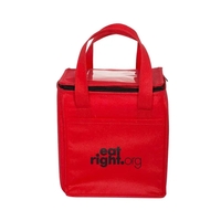 Square lunch bag with aluminum foil insulation lining, ID slot, 16"... from...