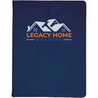 1.5" x 9.5" x 12" portfolio made of blue leatherette with... from ASI 74601...