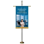 30" x 48" Premium Gonfalon 8' Kit / Straight Cut / Fringe