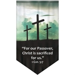 36" x 60" Premium Gonfalon V-cut Banner