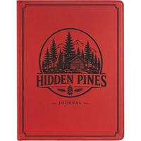 1.5" x 9.5" x 12" red polyurethane leather portfolio with writing... from ASI...