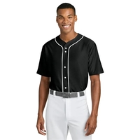 A4 Short Sleeve Full-Button Baseball Top... from ASI 84863 SanMar