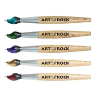 Pen shaped like a paintbrush with black ink.... from ASI 52710 Lincoln Line