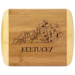 A Slice of Life Kentucky Serving and Cutting Board