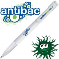 Antibacterial pen moulded in ABS with an antibacterial additive. iPROTECT...