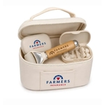 Wellness Travel Kit with Bamboo Roller & Ear Care Set