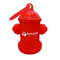 Fire hydrant shaped pet trash bag dispenser with 20 poly bags... from ASI...