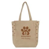 11.5" x 14" x 4" cotton canvas tote bag with front... from ASI 54040 Fey Promo