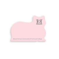 Cat shaped note pad measuring 3 3/4"W x 2 3/4"H and... from ASI 54040 Fey Promo