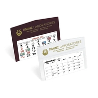 6 x 4 1/2 Legacy 2024 desk calendar printed on 50#... from ASI 40480 Koozie...