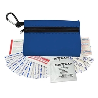 Neoprene zipper first aid tote with carabiner.... from ASI 40480 Koozie Group