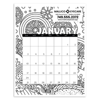 Triumph® Calendars Small Monthly Desk Pad Calendar - Colo...... from ASI...