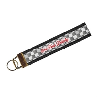 5" Sublimated Key Strap w/ Antique Bronzed-Colored Hardware