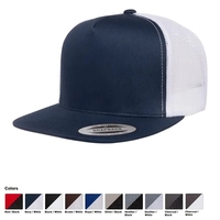Breathable Flexfit 2-tone trucker cap with mesh back and custom imprint......