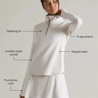 Rhone Course to Court UPF50 Performance Quarter Zip