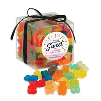 Clear acetate cube filled with gummy bears.... from ASI 68680 Maple Ridge...