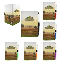 4" X 6" Sewn Paper Cover Notebook with Pen... from ASI 30208 A P Specialties...