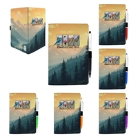 5" x 7" Sewn Paper Cover Notebook with Pen... from ASI 30208 A P Specialties...