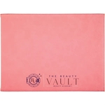 Pink Leatherette Certificate Holder